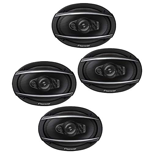 Pioneer (2 Pairs) TS-A6970F 5-Way 600 Watt 6" x 9" Coaxial Car Speakers 6x9