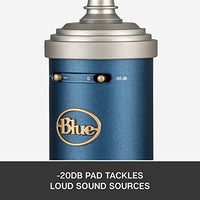 Thumbnail for Blue Bluebird SL XLR Condenser Microphone for Recording and Streaming, Large-Diaphragm Cardioid Capsule, Shockmount and Protective Case