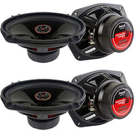 Thumbnail for 2 Pair Cerwin Vega 6x9 2 Way Coaxial Speakers 800W Max 120 Watts RMS H7692 HED
