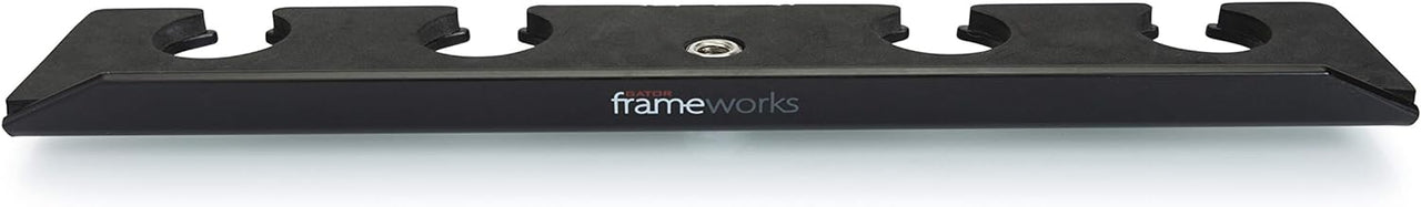 Gator Frameworks GFW-MIC-4TRAY Multi Holder Stand Attachment Holdsup to (4) Microphones Wired or Wireless