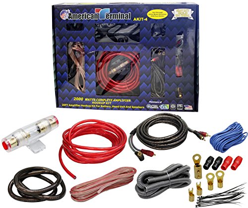 American Terminal AKIT-4 4 Gauge Amplifier Hookup Kit