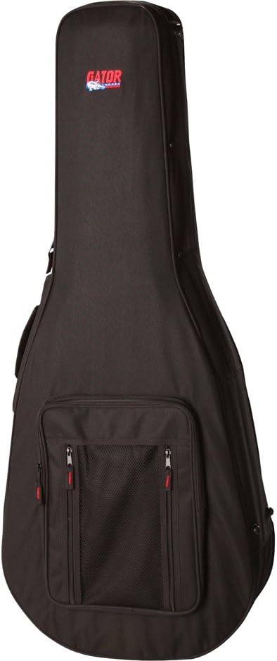Gator Cases GL-DREAD-12 Lightweight Polyfoam Guitar Case For Dreadnaught Style Acoustic Guitars