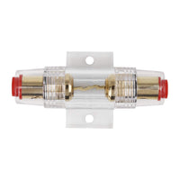 Thumbnail for American Terminal 150 Amp Inline AGU Fuse Holder Fits 4 8 10 Gauge Wire