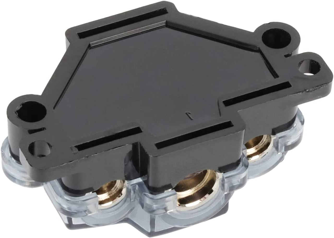 Absolute PD-130C 2-4 Gauge 1 in 3 Ways Out Power Splitter Distribution Block