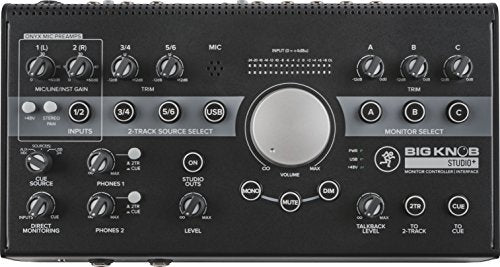 Mackie Big Knob Studio+ 4x3 Studio Monitor Controller and Interface