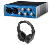 Thumbnail for PRESONUS AUDIOBOX USB 96 2x2 Audio 2.0 Recording Interface + Samson Headphones