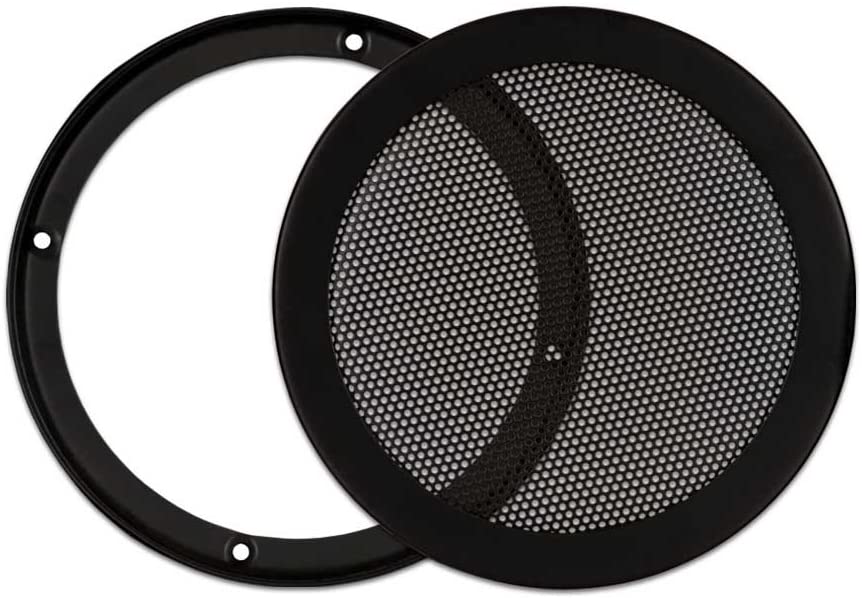 2 MK Audio Universal 6.5" Universal Steel Mesh Protective Speaker Grills Pair