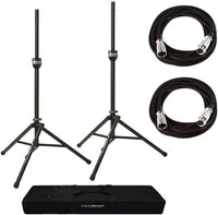 Thumbnail for 2 Ultimate Support TS-90B TeleLock Series Lift-assist Aluminum Speaker Stand Bundle