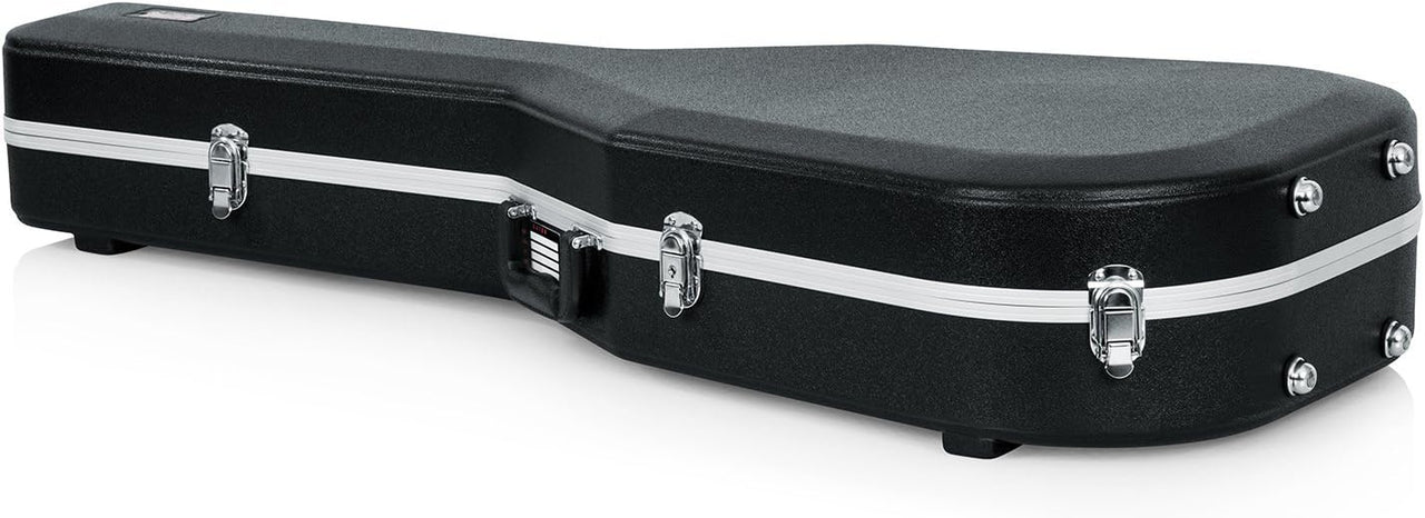 Gator Cases GC-DEEP BOWL Deluxe ABS Molded Case for Acoustic Guitars; Fits Ovation Style Deep Contour Acoustic Guitars