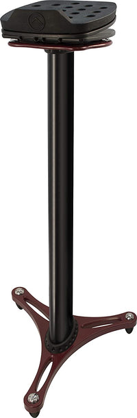 Thumbnail for Ultimate Support MS-100R MS Series Professional Column Studio Monitor Stands with Adjustable Angle and Axis, Acoustic Foam Platform, and Three Internal Channels - Black