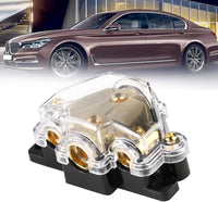 Thumbnail for Absolute PD-130G 2-4 Gauge 1 in 3 Ways Out Power Splitter Distribution Block