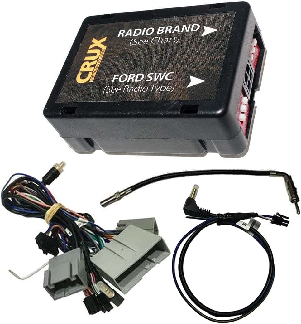 Crux SWRFD-60  Radio Replacement w/ SWC Retention Fit Ford, Lincoln & Mercury Vehicles 2005-2014