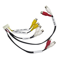 Thumbnail for Alpine RCA Harness Cable Connector Adapter Stereo Radio for ILXW650 ILX-W650 ILX-W650E Front/Rear/Sub-w/Rear View Camera
