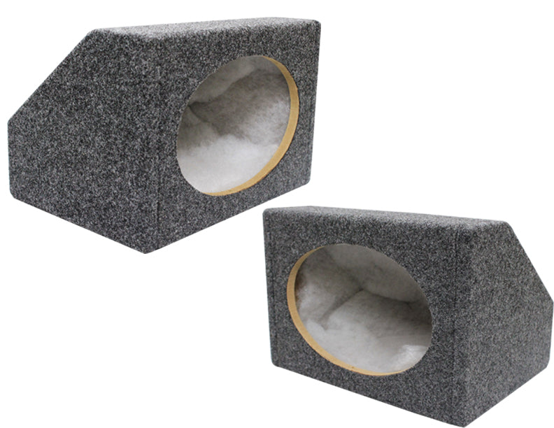 Absolute 6x9PKG MDF Angled/Wedge 6"x9" Gray Speaker Box Enclosures