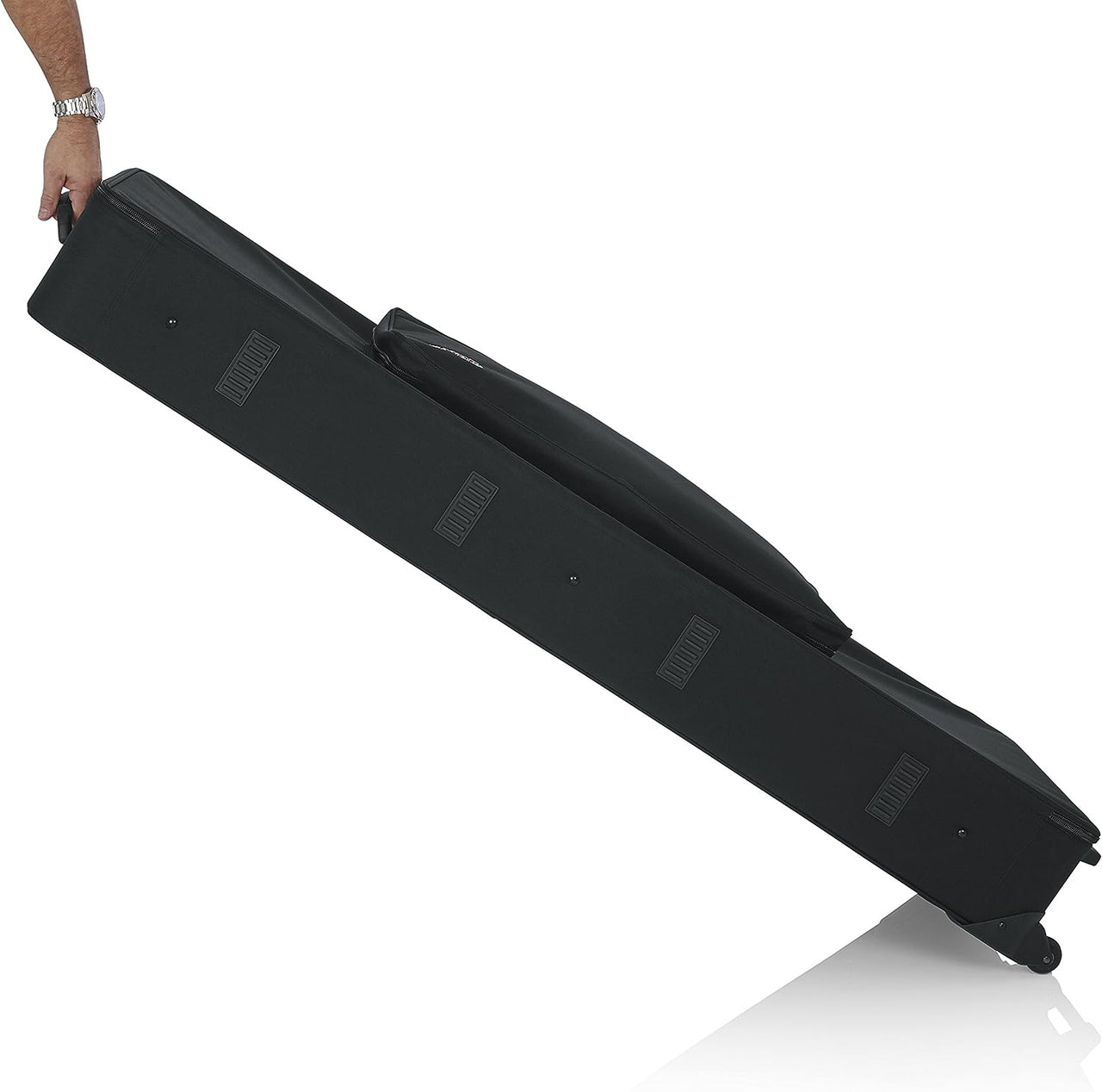 Gator Cases GK-76 Lightweight Keyboard Case with Pull Handle and Wheels; Fits 76-Note Keyboards
