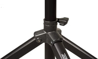 Thumbnail for Ultimate Support TS-70B Aluminum Tripod Speaker Stand with Safe and Secure Locking Pin and 150 lb Load Capacity - Black