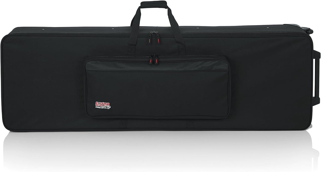 Gator Cases GK-76 Lightweight Keyboard Case with Pull Handle and Wheels; Fits 76-Note Keyboards