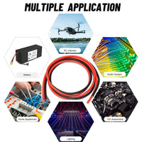 Thumbnail for 10 Gauge 10 Feet Red +10 Feet Black Power Ground Wire Cable Car Boat RV ATV Marine