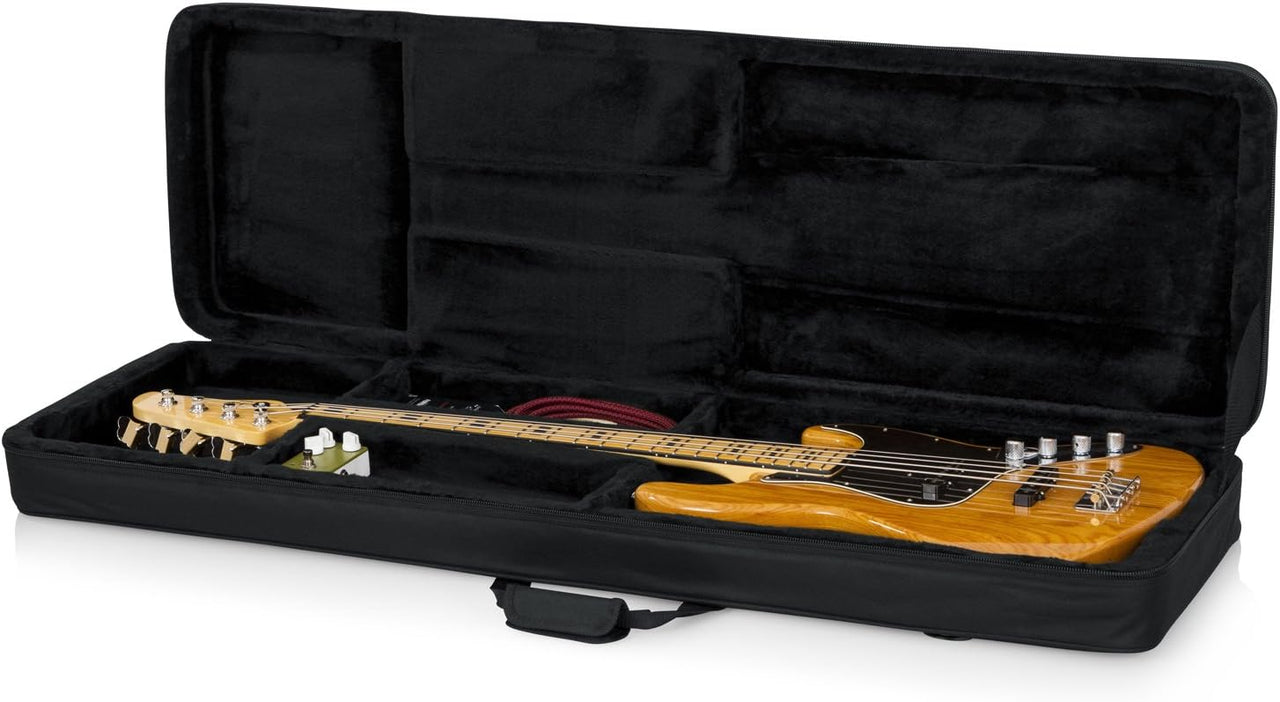 Gator Cases GL-BASS Lightweight Polyfoam Guitar Case for Electric Bass Guitars