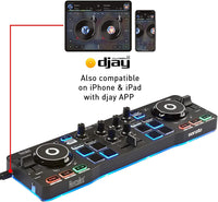 Thumbnail for Hercules DJ Control Starlight Compact Controller + Stand