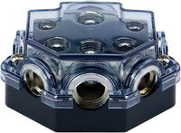 Thumbnail for Absolute PD-150C 0-2-4 Gauge 1 in 5 Ways Out Power Splitter Distribution Block