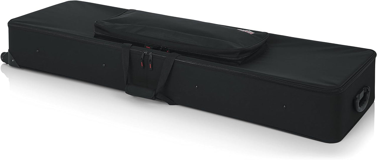 Gator Cases GK-76 Lightweight Keyboard Case with Pull Handle and Wheels; Fits 76-Note Keyboards
