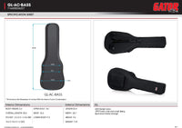 Thumbnail for Gator Cases GL-DREAD-12 Lightweight Polyfoam Guitar Case For Dreadnaught Style Acoustic Guitars