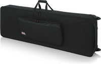 Thumbnail for Gator Cases GK-76 Lightweight Keyboard Case with Pull Handle and Wheels; Fits 76-Note Keyboards