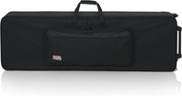 Thumbnail for Gator Cases GK-76 Lightweight Keyboard Case with Pull Handle and Wheels; Fits 76-Note Keyboards