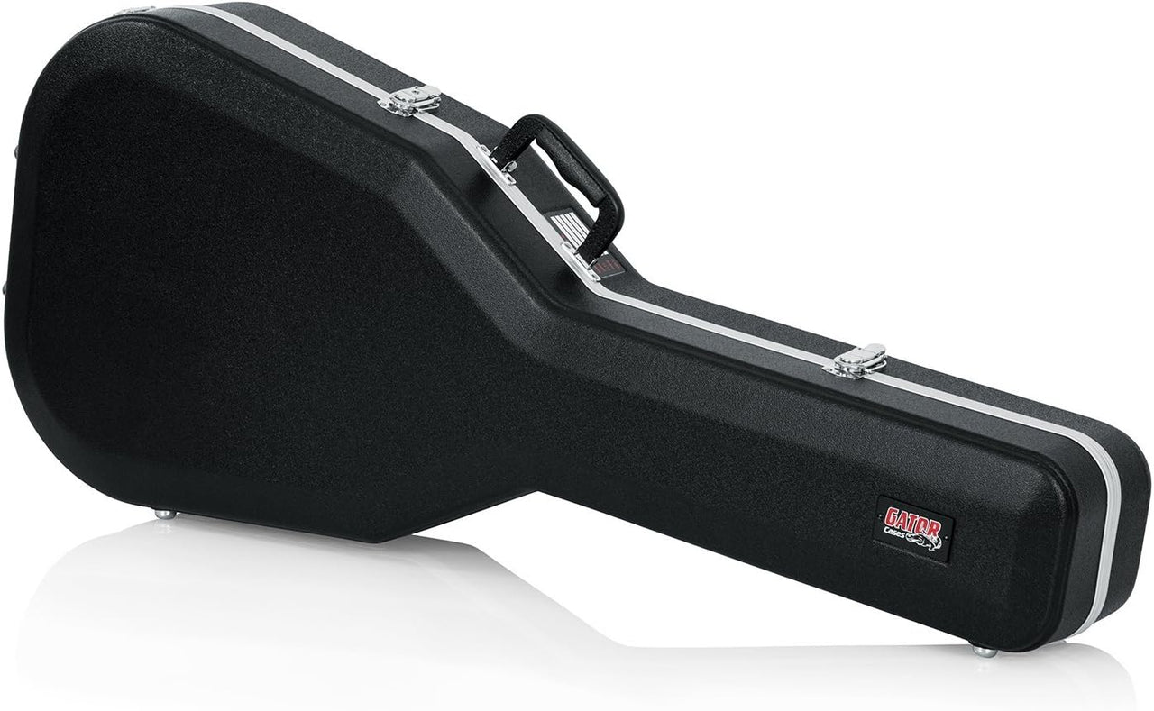 Gator Cases GC-DEEP BOWL Deluxe ABS Molded Case for Acoustic Guitars; Fits Ovation Style Deep Contour Acoustic Guitars