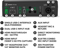 Thumbnail for Mackie MainStream Complete Live Streaming and Video Capture Interface