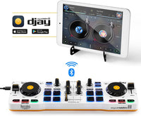 Thumbnail for Hercules DJControl Mix Bluetooth Wireless DJ Controller Bundle with Headphone