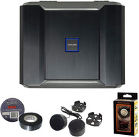Thumbnail for Alpine R-A75M Mono subwoofer Amplifier 750 watts RMS x 1 at 2 ohms Bundle