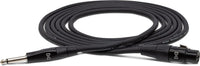Thumbnail for Hosa HMIC-010HZ Pro Microphone Cable, REAN XLR3F to 1/4 in TS, 10 ft