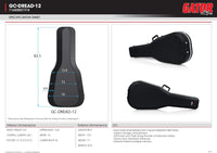 Thumbnail for Gator Cases GC-DEEP BOWL Deluxe ABS Molded Case for Acoustic Guitars; Fits Ovation Style Deep Contour Acoustic Guitars