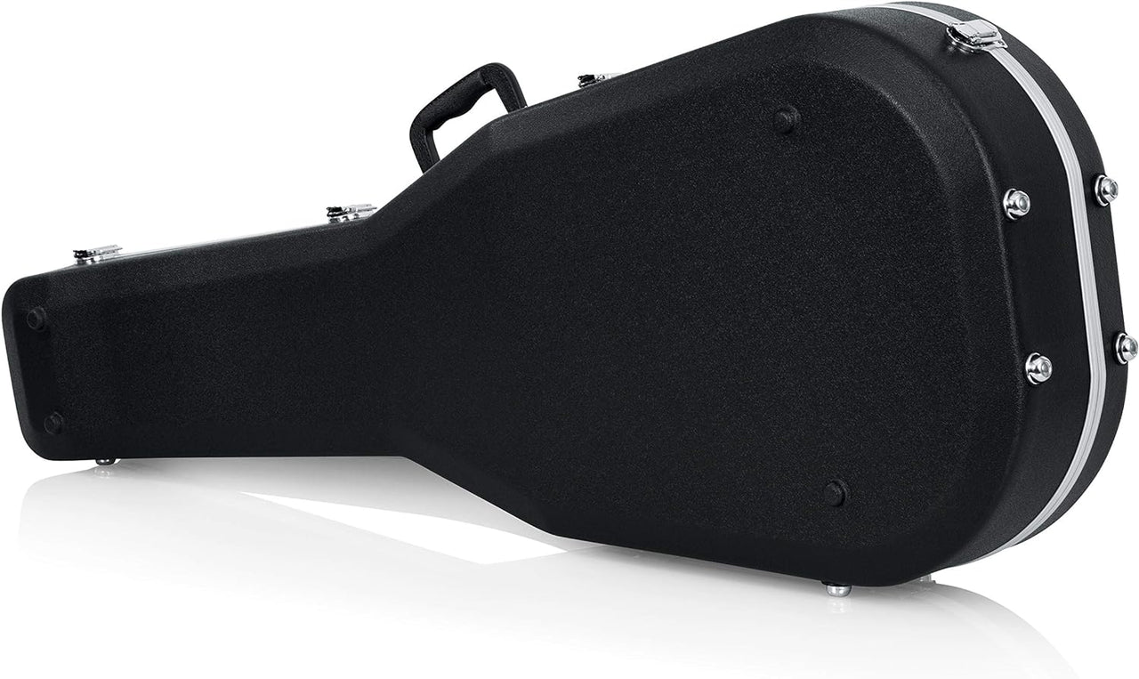Gator Cases GC-DEEP BOWL Deluxe ABS Molded Case for Acoustic Guitars; Fits Ovation Style Deep Contour Acoustic Guitars