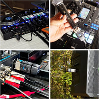 Thumbnail for Xvive U3C Microphone Wireless System 2.4GHz Wireless XLR Transmitter and Receiver for Condenser Microphone, Audio Mixer, PA System