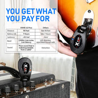 Thumbnail for Xvive U2 Guitar Wireless System Guitar Wireless for Guitar Bass Violin Keyboard