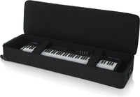 Thumbnail for Gator Cases GK-76 Lightweight Keyboard Case with Pull Handle and Wheels; Fits 76-Note Keyboards