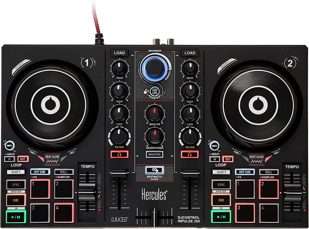 Hercules DJLearning Kit Complete DJ System for Beginners