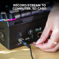 Thumbnail for Mackie DLZ Creator XS Adaptive Digital Mixer for Podcasting, Streaming and YouTube with User Modes, Mix Agent Technology, Auto Mix, Onyx80 Mic Preamps