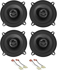 Thumbnail for 2 Pair Alpine S2-S50 Side Panel+Door Speaker Fit 1988-96 Jeep Cherokee