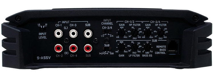 Alpine S-A55V 540W RMS Car Amplifier S-Series 5-Channel Class D Amplifier