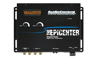 Audio Control The Epicenter Black Digital Bass Enhancer Restoration Processor