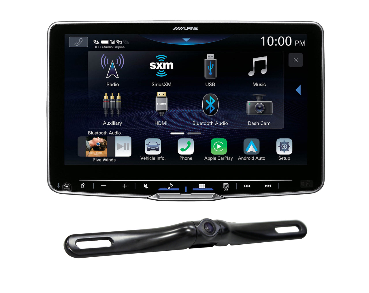 Alpine Halo11 iLX-F511 Digital multimedia receiver+Free Backup camera