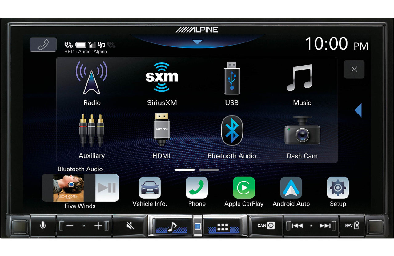 alpine-ilx-507-digital-receiver-with-rux-h02-controller