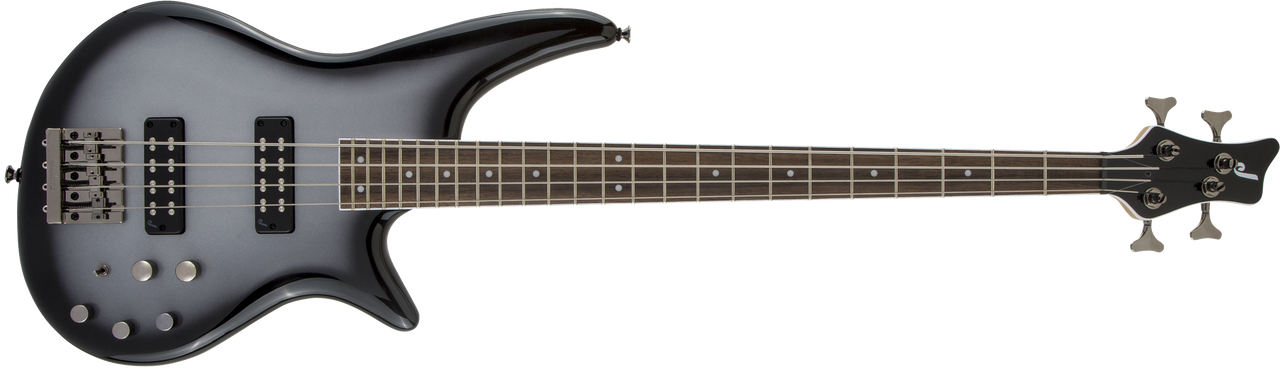 Jackson JS Series Spectra Bass JS3, Laurel Fingerboard, Silverburst