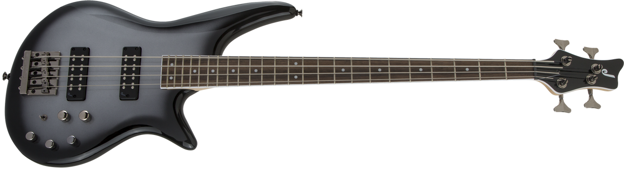 Jackson JS Series Spectra Bass JS3, Laurel Fingerboard, Silverburst