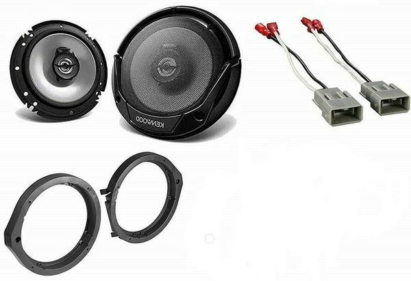 Kenwood KFC-1665S 6.5" Car Stereo Speaker & Speaker Adapter Wire Harness for Honda Acura