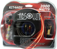 Thumbnail for Alpine S2-A60M 1-Ch 600W Monoblock Class-D Amplifier + Absolute KIT4AGU 4G Amp Kit